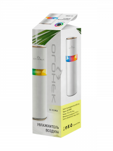 Увлажнитель воздуха для дома настольный с подсветкой Огонёк OG-HOM04 Красный/золото